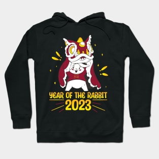 Good Luck Zodiac Happy Chinese New Year of the Rabbit Hoodie